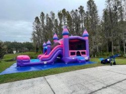 318610595 535385485173053 1383894309760764071 n 1671067084 Purple Rain Bounce House With Double Slide Combo