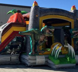 lavva 1693709370 Lava Raptor XL Wet Dry Combo Water Slide & Bounce House