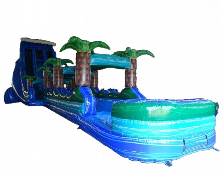 28ft Tropical Wave Water Slide