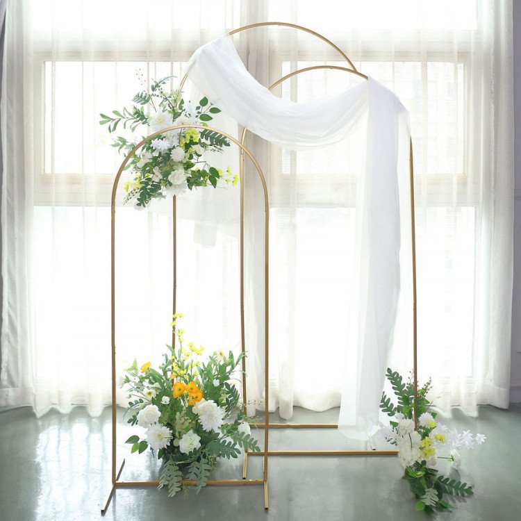 Gold Metal Arches Round - 5ft / 6ft / 7ft