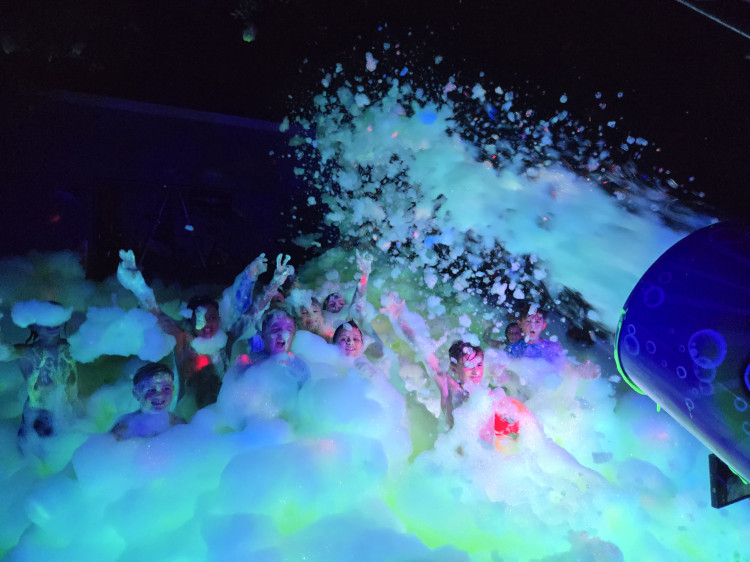 Glow in the Dark Foam Party