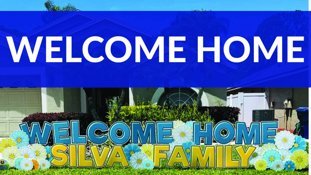 WELCOME HOME 01 Sign Sentiments