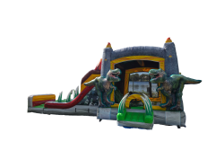 Lava Raptor XL Wet Dry Combo Water Slide & Bounce House