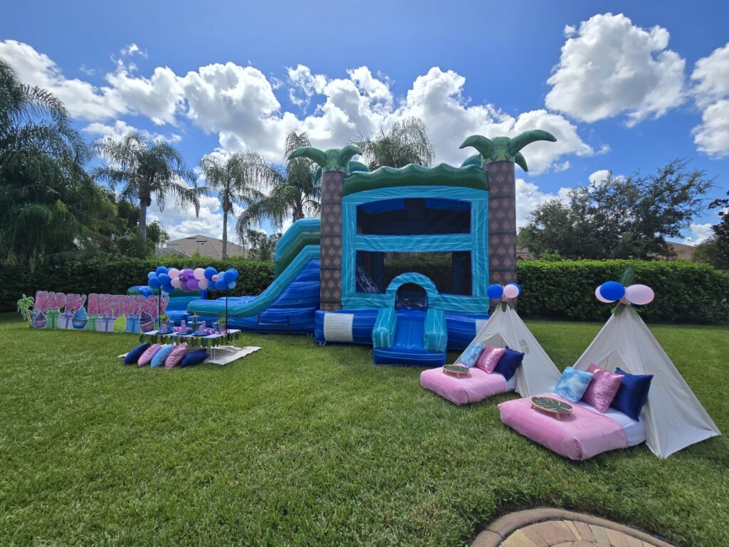 pink stitch birthday party