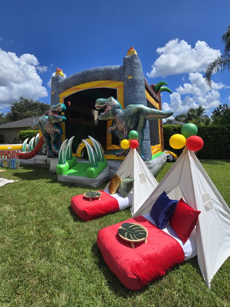 dinosaur birthday sleepover
