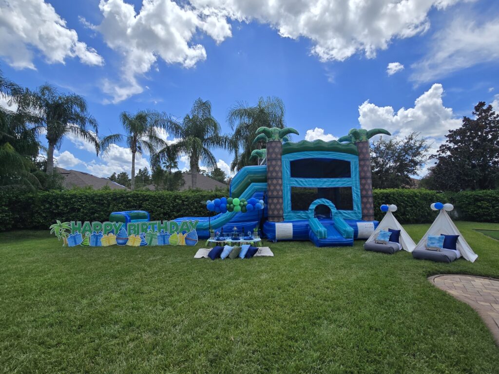 blue stitch birthday party