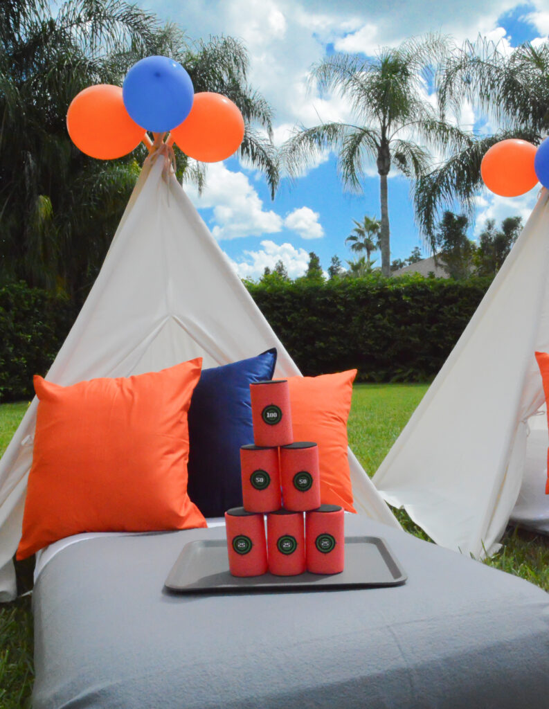 nerf sleepover birthday party