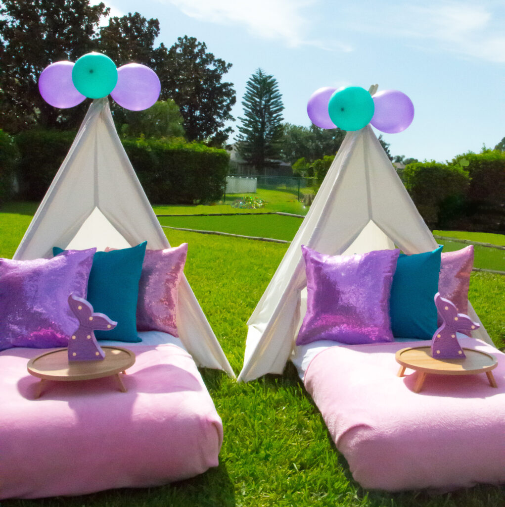 mermaid sleepover birthday party