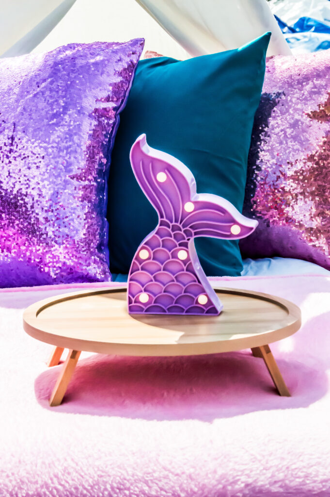 mermaid sleepover birthday party