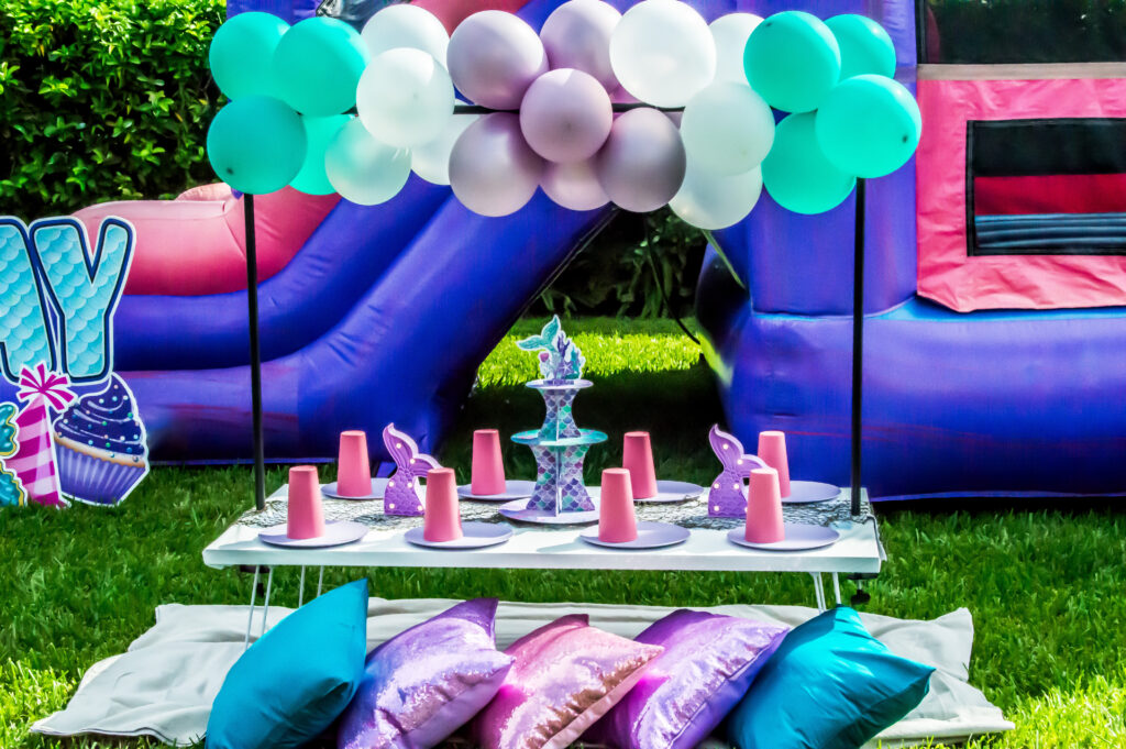 mermaid picnic birthday party