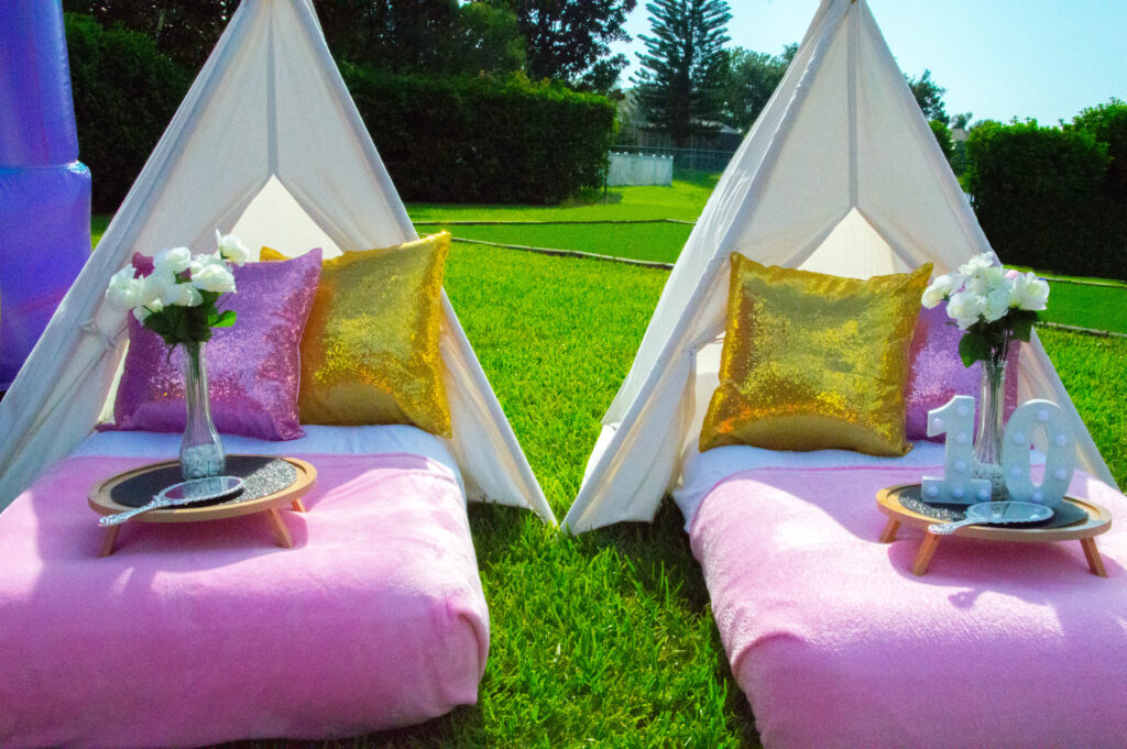princess sleepover birthday party