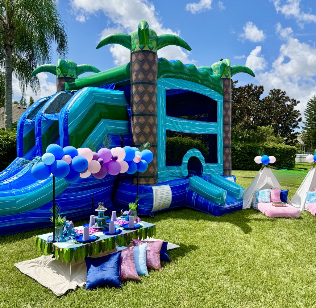 pink stitch birthday party