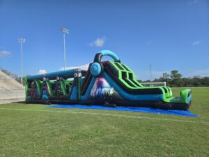 dj hero inflatable obstacle course rental Trinity Florida field day