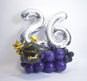 2026 graduation balloon number stack balloons