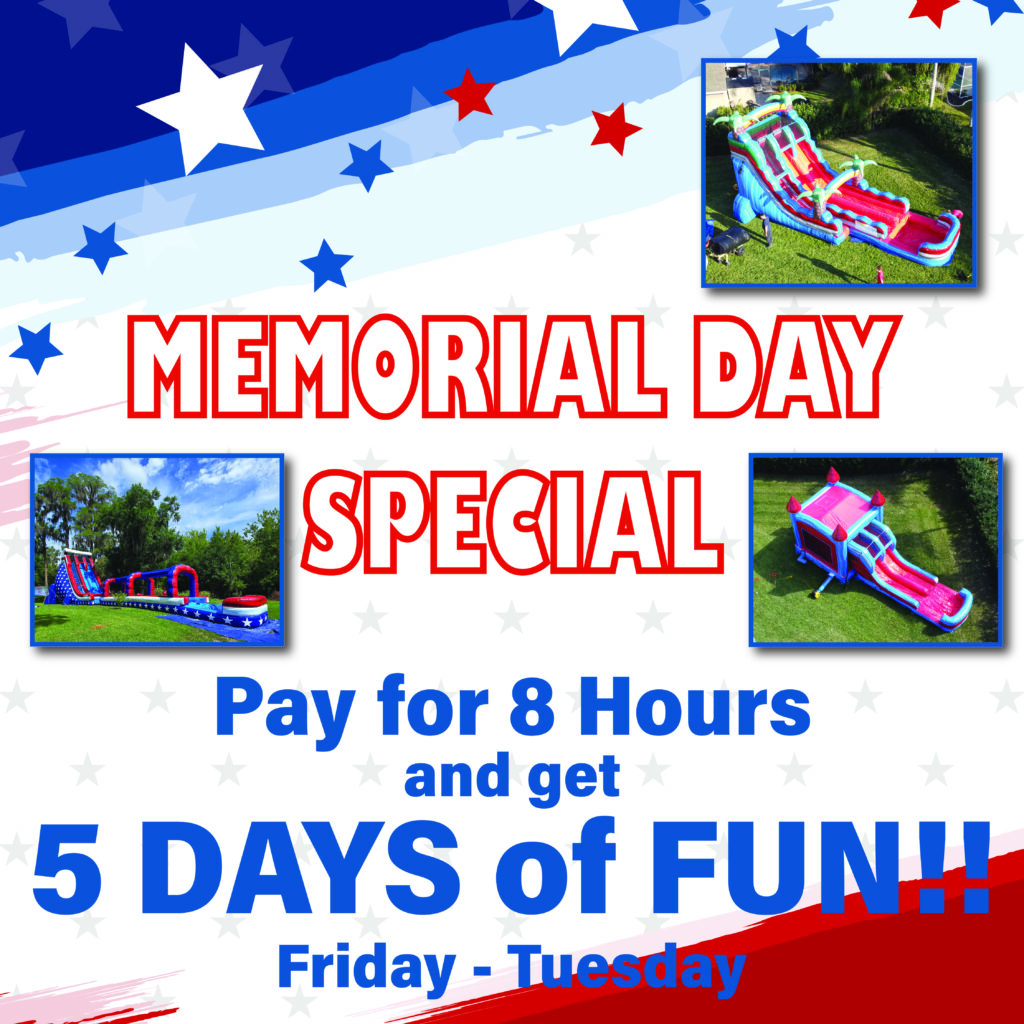memorial day waterslide special odessa fl