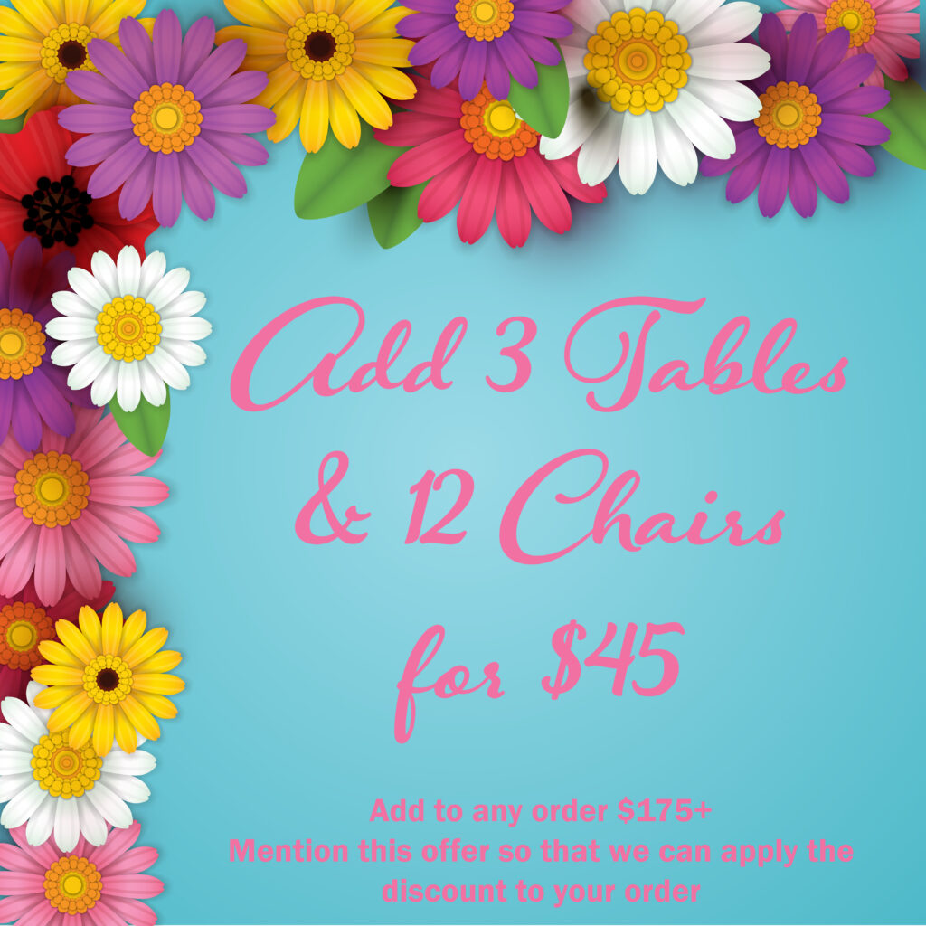 tables and chairs special trinity fl