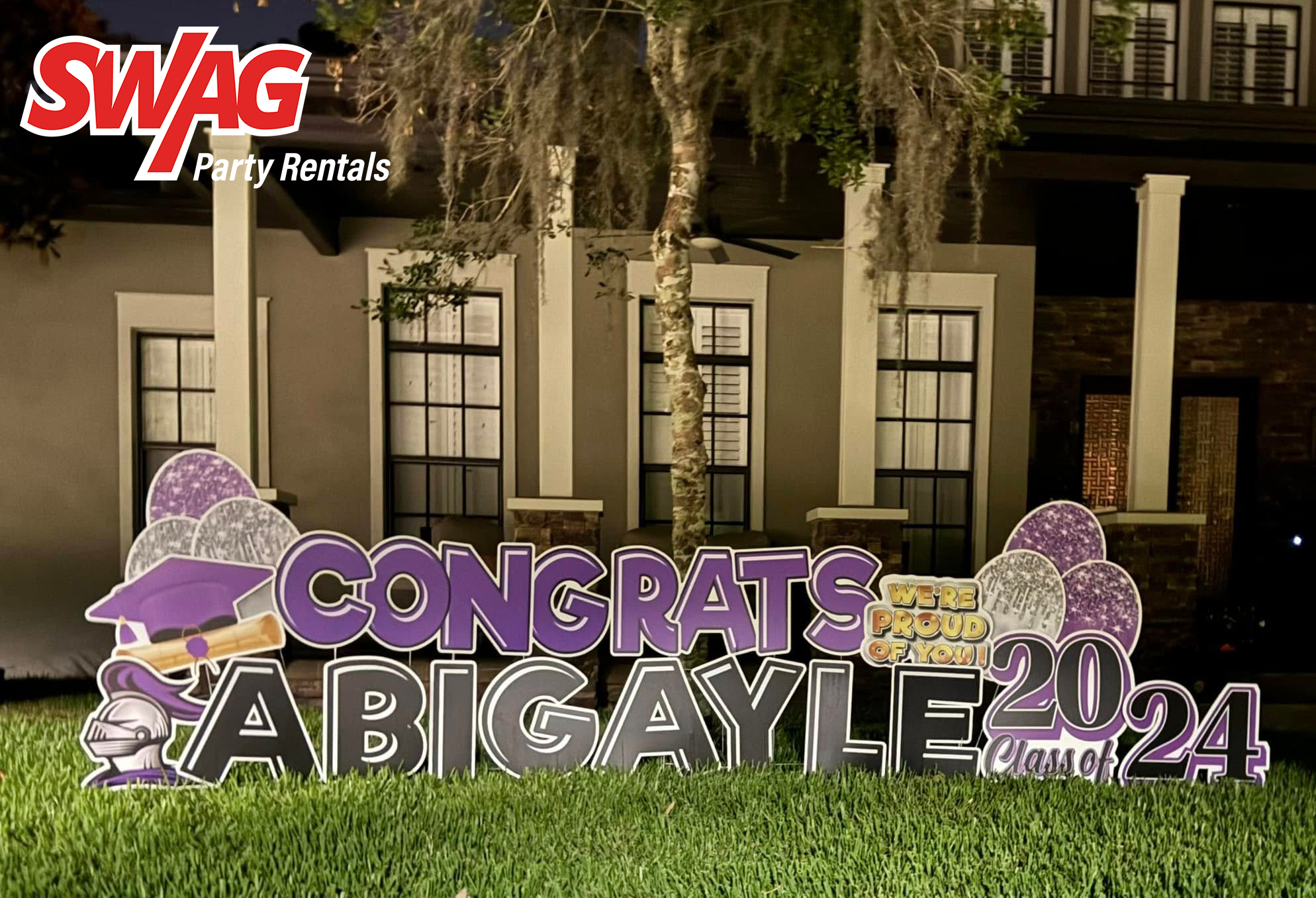 Grab and go graduation balloons and graduation decor in Odessa FL
