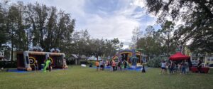 HOA block party ideas in Land O Lakes with inflatable rentals and family activities