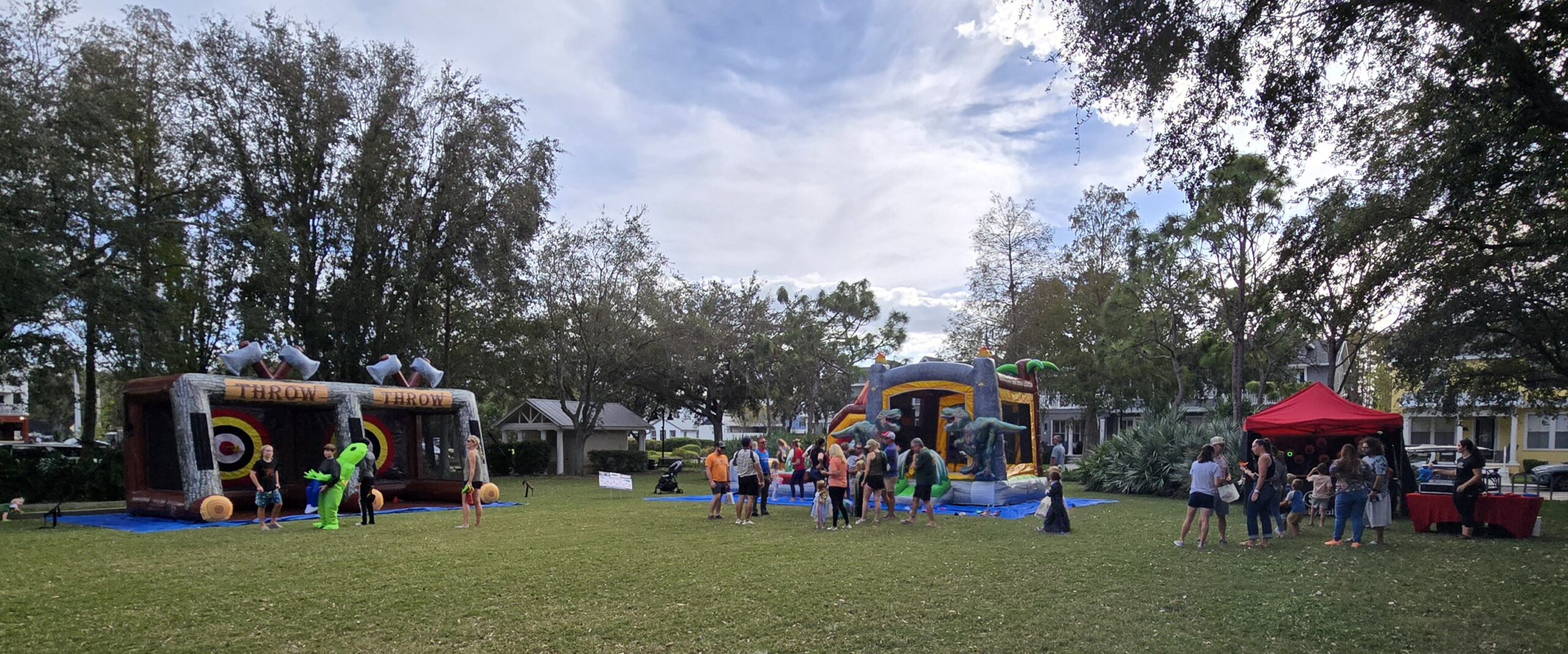 HOA block party ideas in Land O Lakes with inflatable rentals and family activities