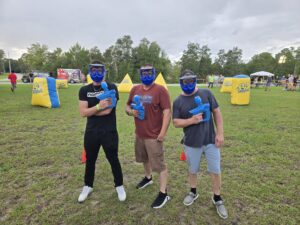 Outdoor Gellyball game setup in Florida