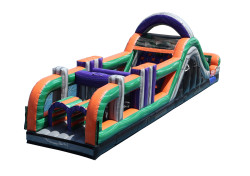 48' Dual Lane Adventure Obstacle Course – Wet & Dry