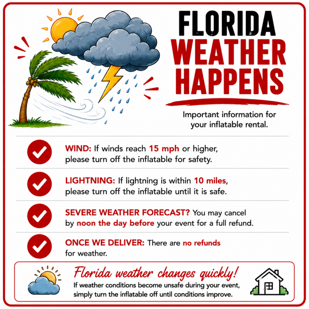 florida weather safety for bounce houses in odessa fl