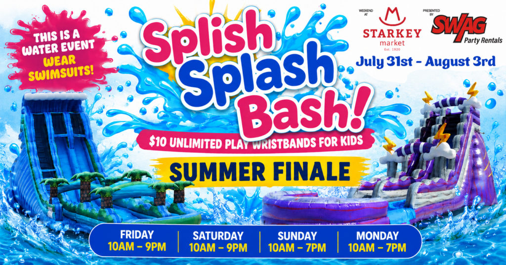 Splish Splash Bash at Starkey MArket Trinity FL