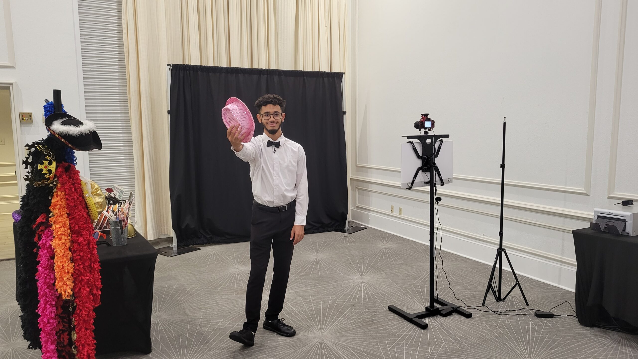 Son, JB, photobooth operator