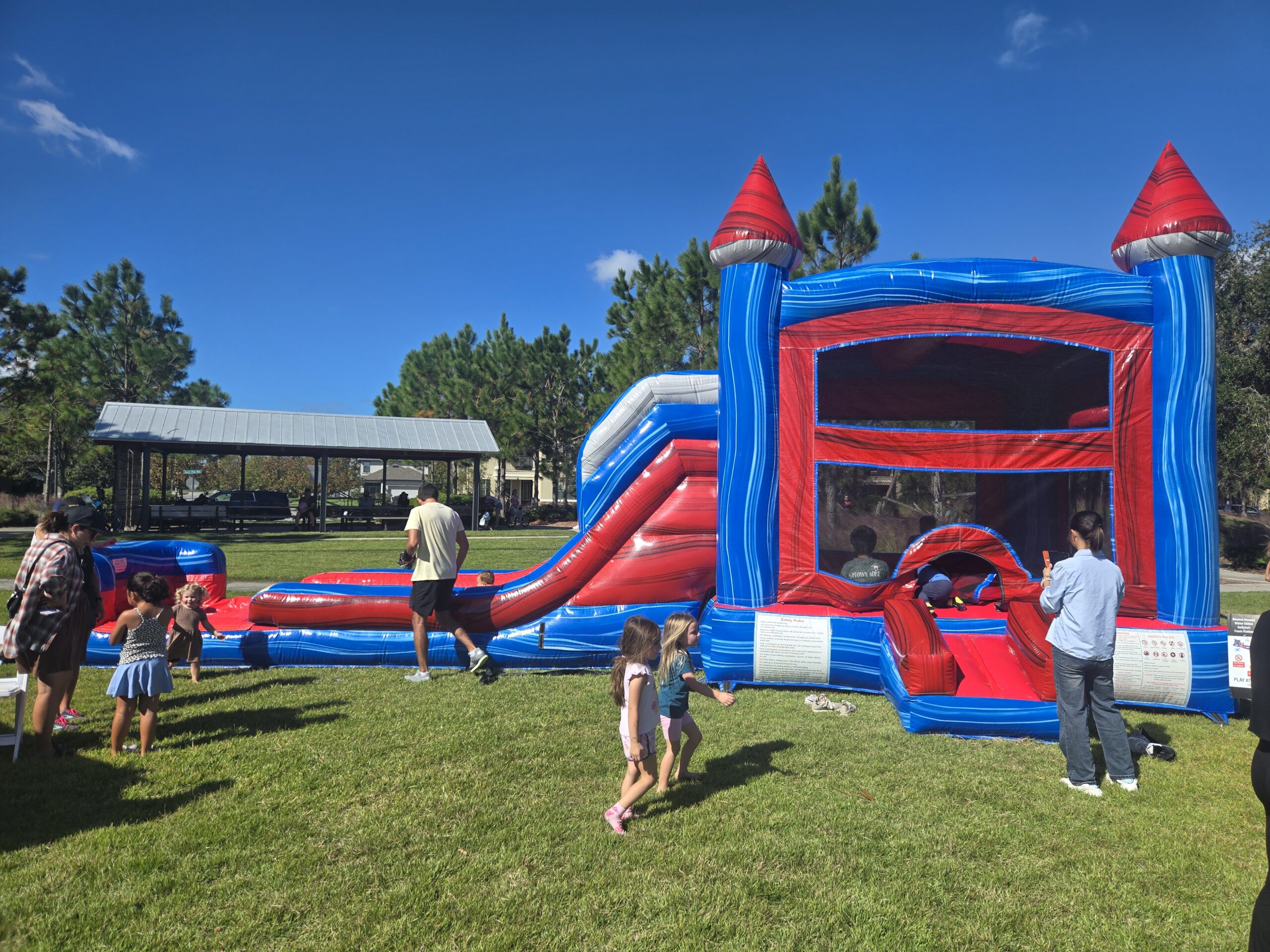 bounce house birthday party in a park odessa fl