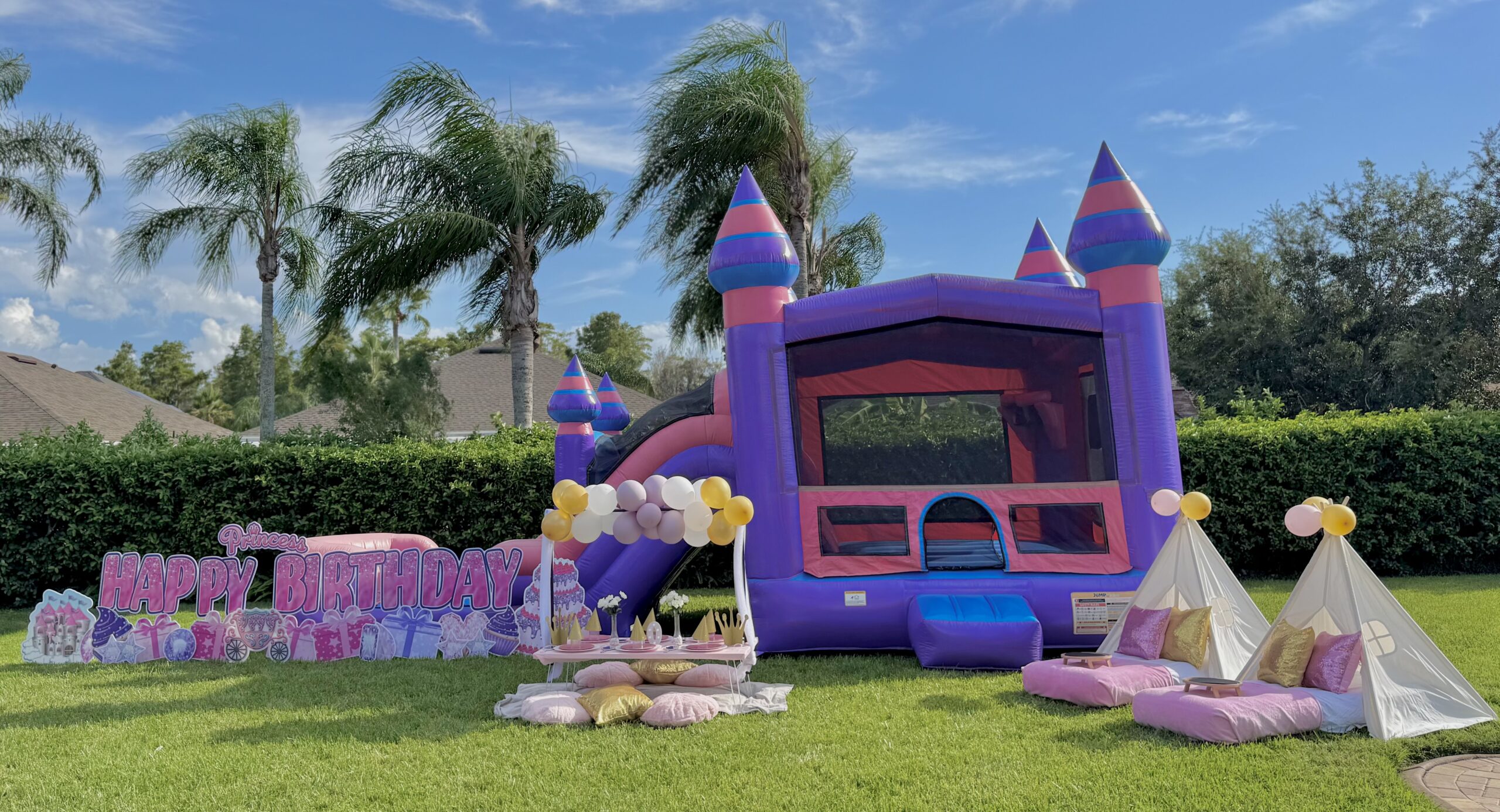 princess bounce house birthday party odessa fl