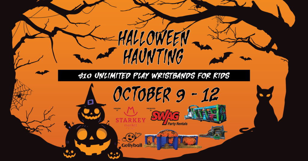 halloween haunting fb event header 2026 SWAG KIDS' ZONES
